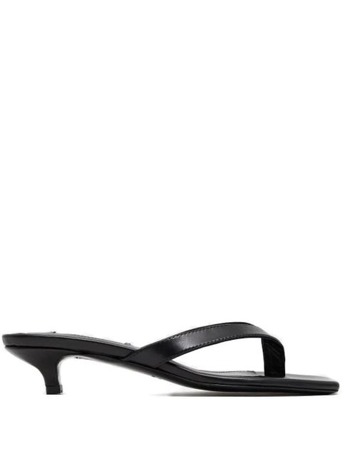 TOTEME 35mm square-toe sandals - Black - zdjęcie produktu nr 1