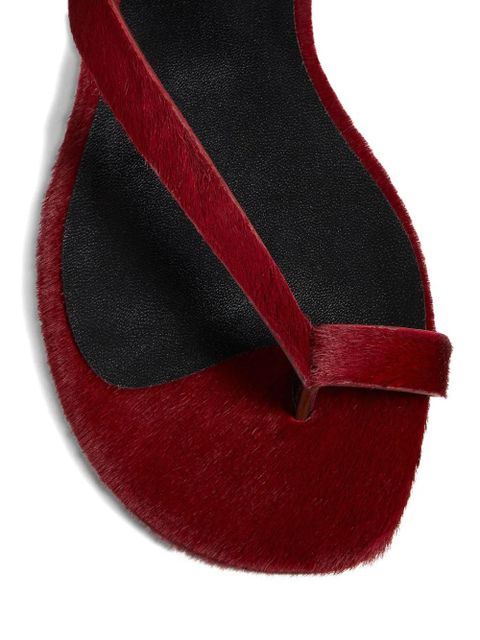 KHAITE Aimee ankle-strap sandals - Red - zdjęcie produktu nr 2