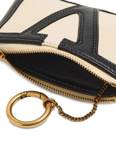 Valentino Garavani logo-detail wallet - Neutrals