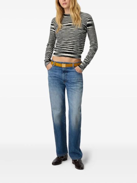 Missoni patterned crew-neck sweater - Black - zdjęcie produktu nr 2