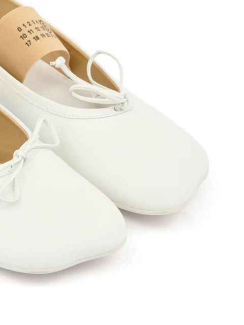 MM6 Maison Margiela Anatomic ballerinas shoes - White