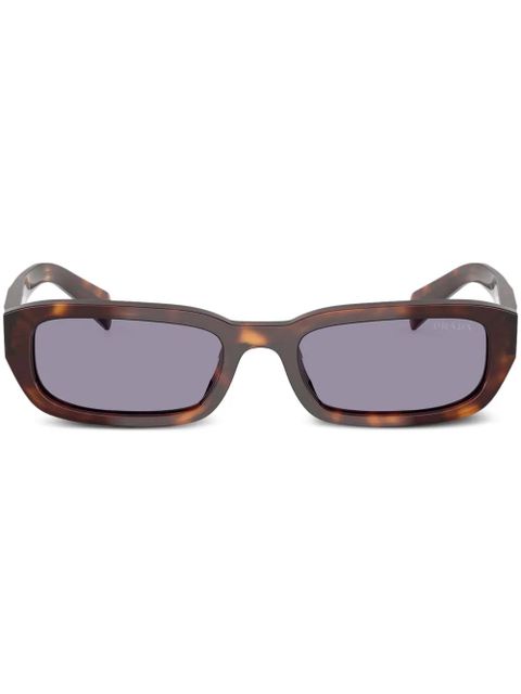Prada Eyewear rectangle-frame sunglasses - Brown - zdjęcie produktu nr 1