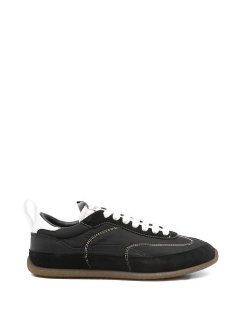 Alexander McQueen panelled top-stitched sneakers - Black - zdjęcie produktu nr 1