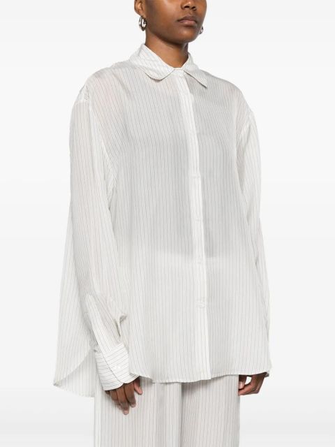 The Frankie Shop Peri striped shirt - White
