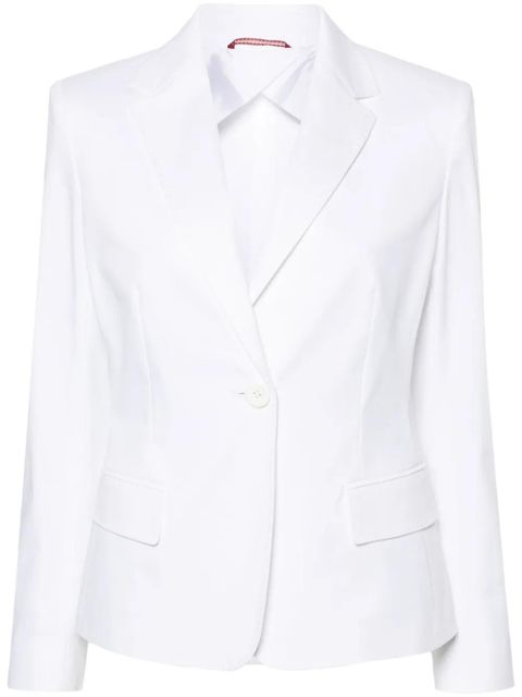 Max Mara Sarnico single-breasted blazer - White - zdjęcie produktu nr 1