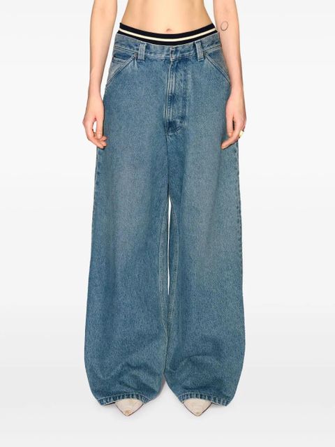 AMBUSH wide-leg jeans - Blue