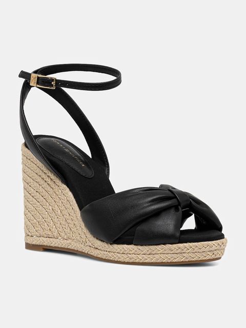 Tommy Hilfiger sandały TH BOW HIGH CORK WEDG - zdjęcie produktu nr 1