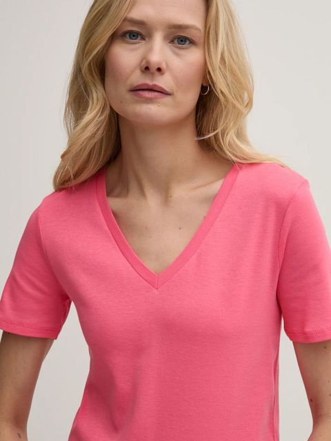 United Colors of Benetton t-shirt bawełniany damski kolor różowy 3GA2E4230