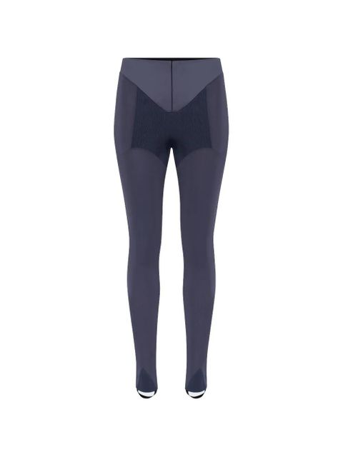 Jean Paul Gaultier cut-out leggings - Blue - zdjęcie produktu nr 1
