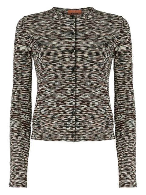 Missoni patterned wool-blend cardigan - Black - zdjęcie produktu nr 1