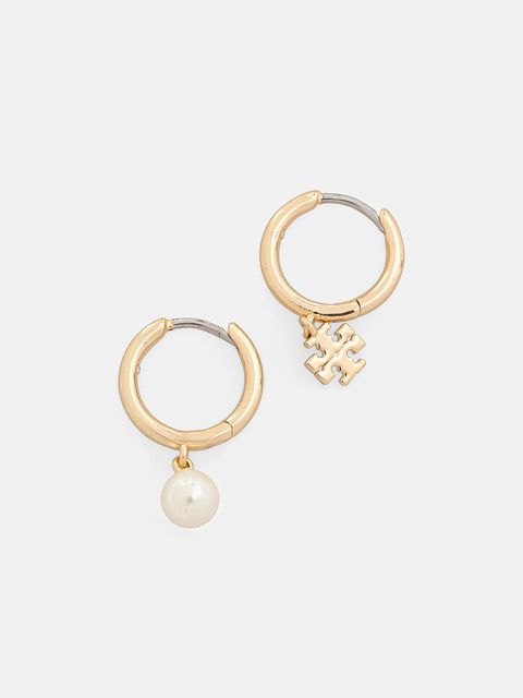 Tory Burch kolczyki pozłacane Kira Mismatched 176768-782 - zdjęcie produktu nr 1