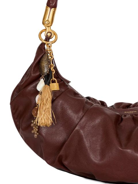 Balmain shell charm - Brown
