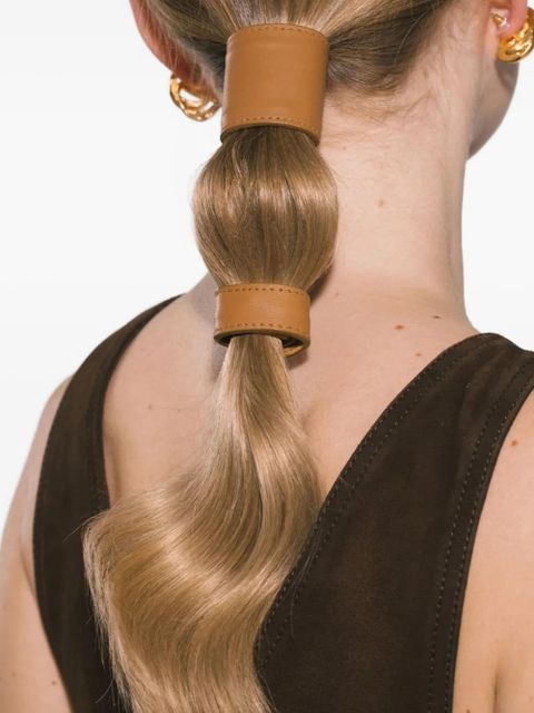 Jennifer Behr mini leather hair accessory - Brown - zdjęcie produktu nr 2