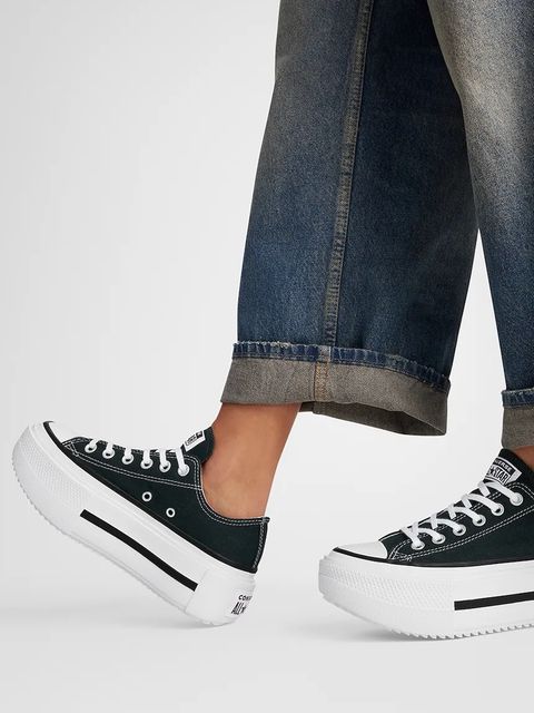 Converse tenisówki Chuck Taylor All Star Lift Double Stack unisex kolor czarny A15490C