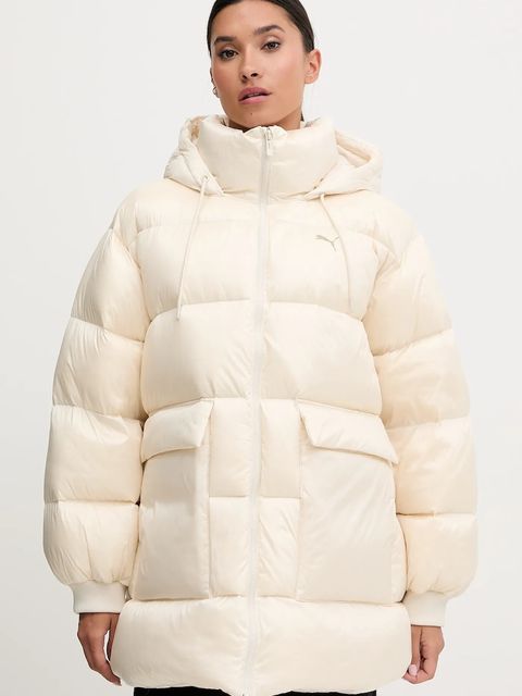 Puma kurtka puchowa kolor beżowy zimowa 688389 - zdjęcie produktu nr 1