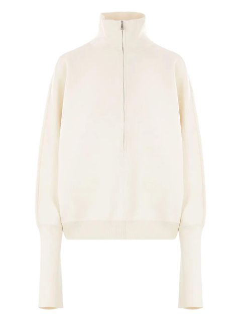 Max Mara embroidered-logo sweatshirt - Neutrals - zdjęcie produktu nr 1