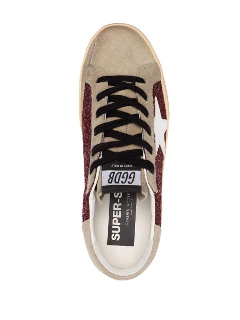 Golden Goose Super-Star glitter sneakers - Red - zdjęcie produktu nr 2