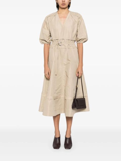 3.1 Phillip Lim gathered detailing dress - Neutrals