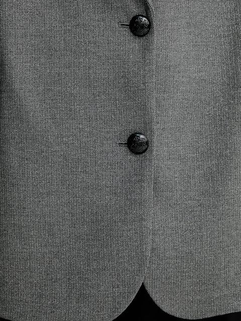 Gaudi marynarka kolor szary jednorzędowa wzorzysta 521FD35016