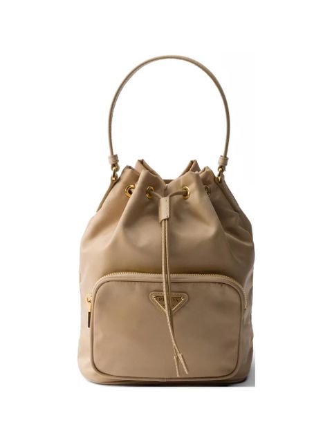 Prada Duet Re-Nylon bucket bag - Neutrals - zdjęcie produktu nr 1
