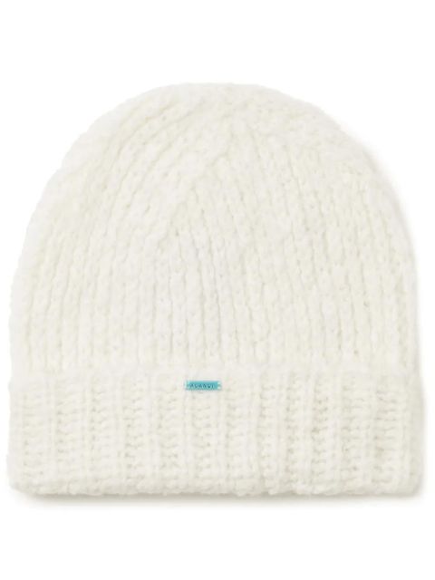 Alanui Finest ribbed beanie - White - zdjęcie produktu nr 1