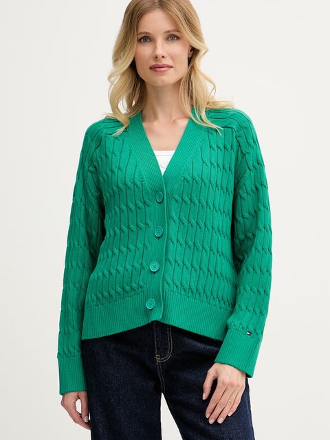 Tommy Hilfiger kardigan damski bawełniany - zdjęcie produktu nr 1