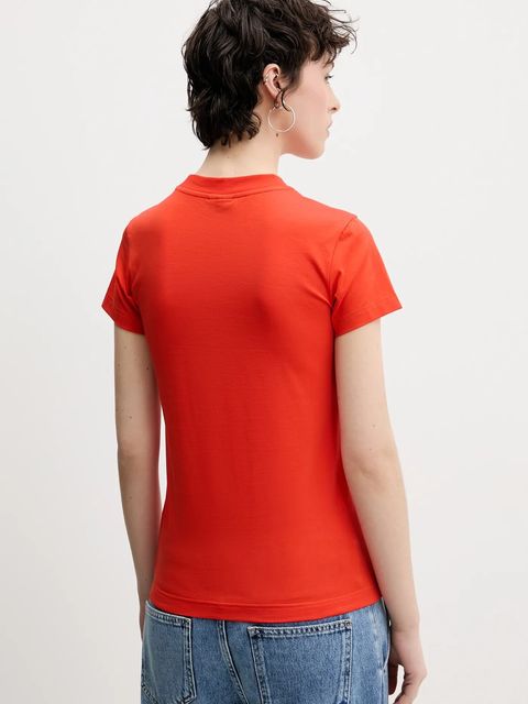 Karl Lagerfeld Jeans t-shirt damski kolor pomarańczowy A2W17027