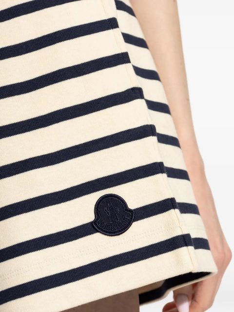 Moncler striped drawstring shorts - Neutrals