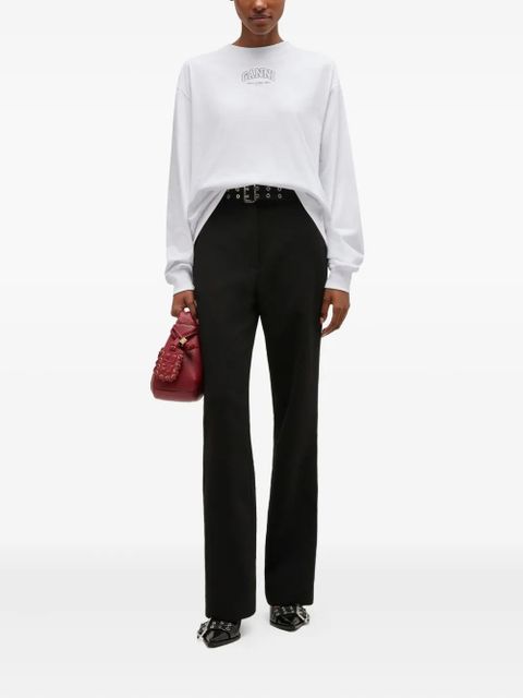 GANNI long-sleeve T-shirt - White - zdjęcie produktu nr 2