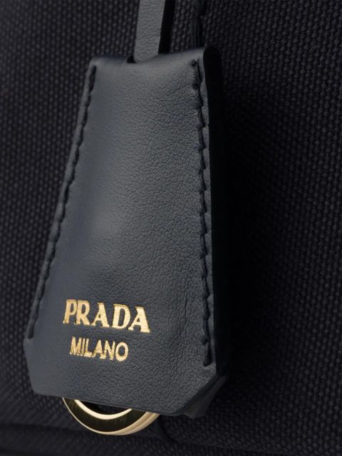 Prada Jardinière cotton canvas mini-bag - Blue