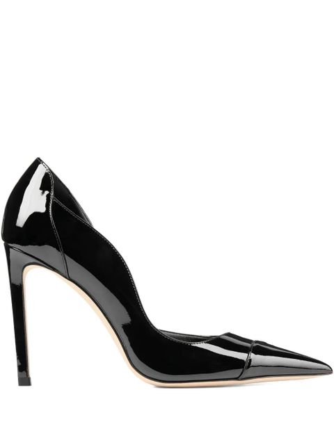 Jimmy Choo 100mm Brigitte pointed-toe pumps - Black - zdjęcie produktu nr 1