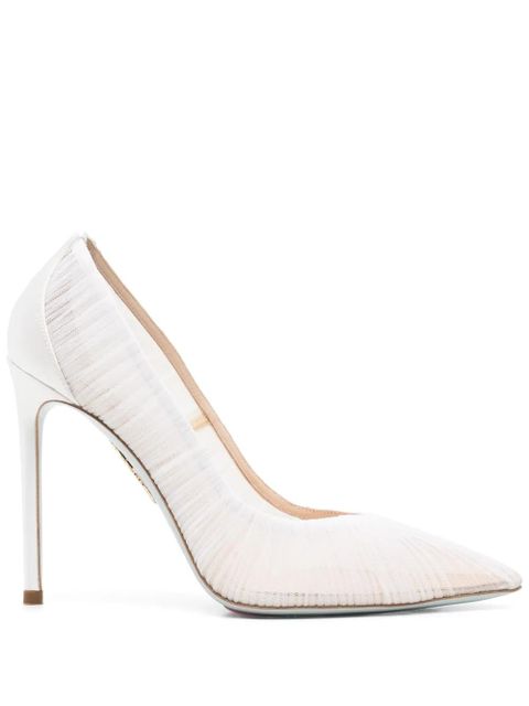 Aquazzura 105mm Voile pumps - White - zdjęcie produktu nr 1