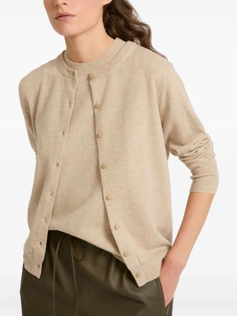 Yves Salomon fine-ribbed cardigan - Neutrals