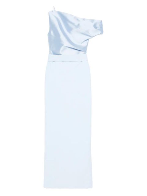 Solace London one-shoulder dress - Blue - zdjęcie produktu nr 1