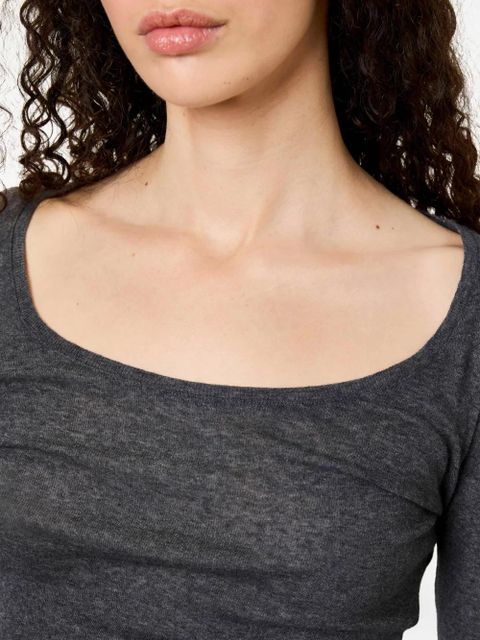 American Vintage Massachusetts long-sleeve T-shirt - Grey