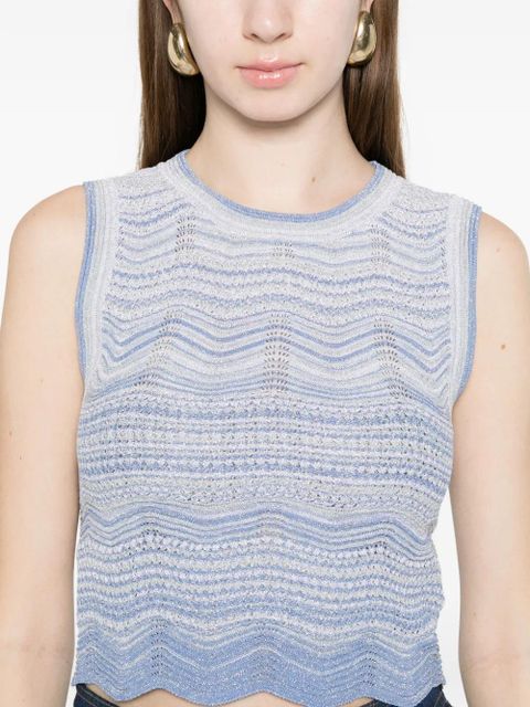 SANDRO sleeveless top - Blue