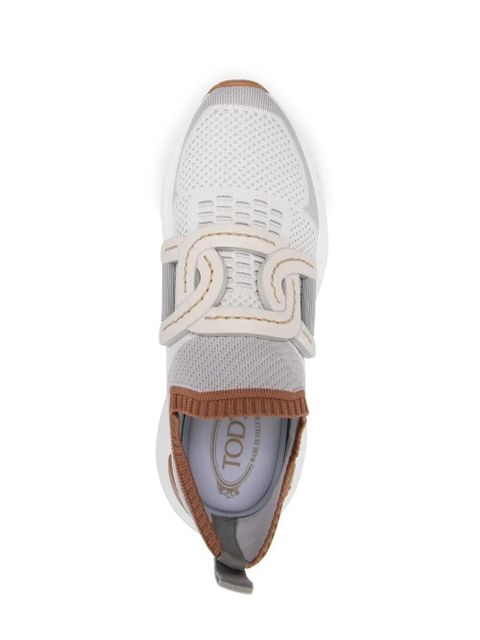 Tod's panelled low-top sneakers - White