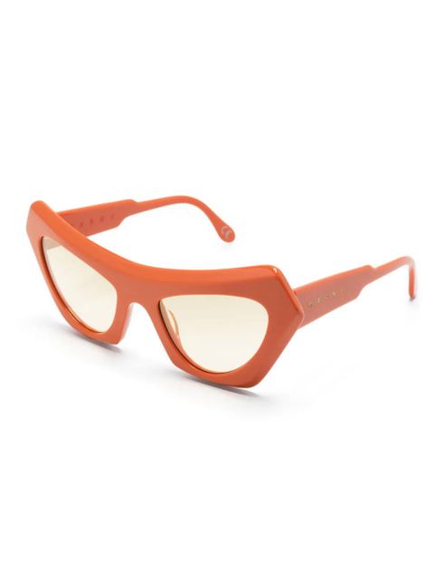 Marni Eyewear Devil's Pool cat-eye frame sunglasses - Orange