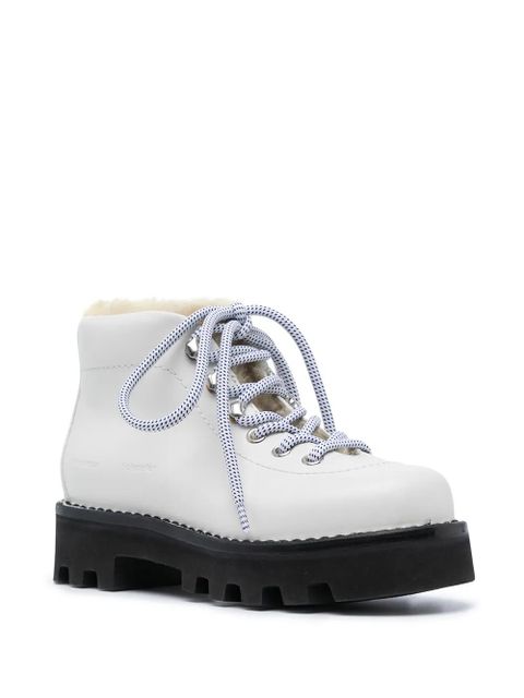 Proenza Schouler shearling hiking boots - White - zdjęcie produktu nr 2