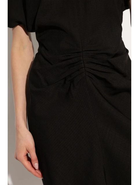 Victoria Beckham gathered-detail mini dress - Black