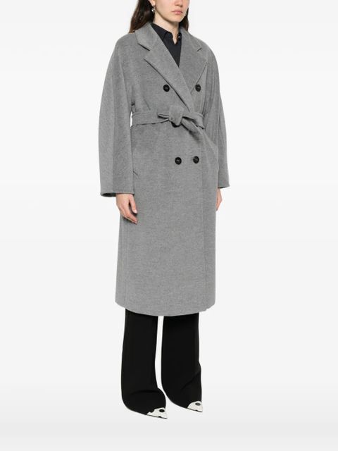 Max Mara double-breasted belted coat - Grey