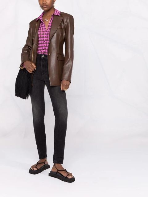 The Attico high-waist skinny-fit jeans - Black - zdjęcie produktu nr 2