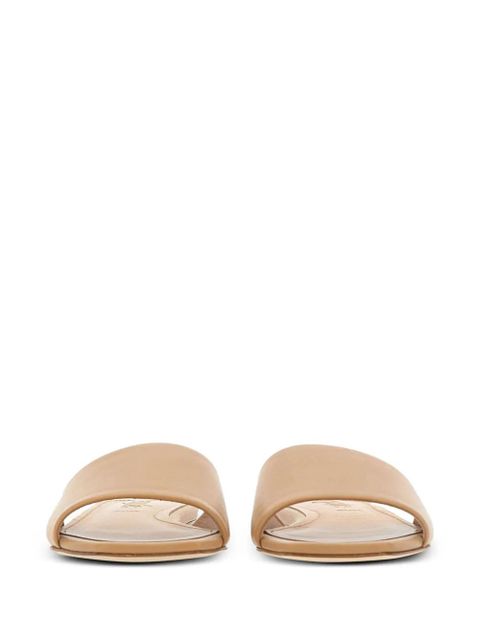 Aeyde Anna square toe strap sandals - Neutrals