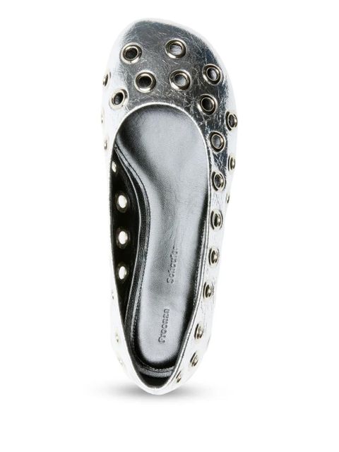 Proenza Schouler Glove Grommet ballerina shoes - Grey