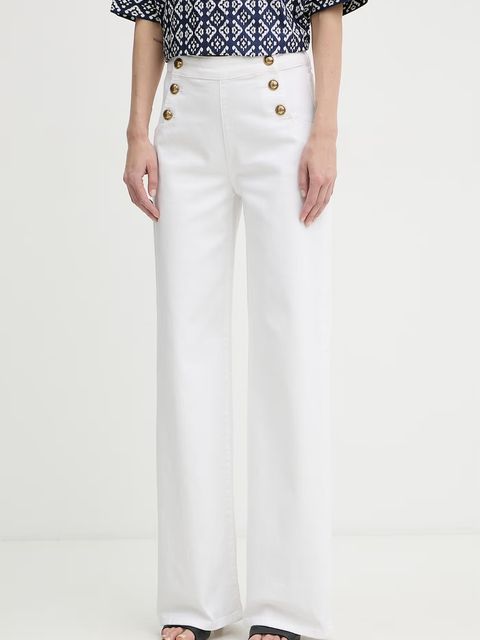 Luisa Spagnoli jeansy wide leg damskie Almanacco - zdjęcie produktu nr 2