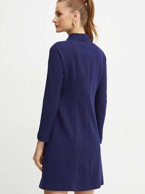 Luisa Spagnoli sukienka wełniana MARILINA kolor granatowy mini prosta 541495