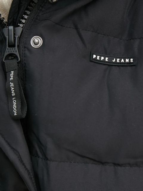 Pepe Jeans bezrękawnik BIBI VEST damski kolor czarny zimowy PL402439