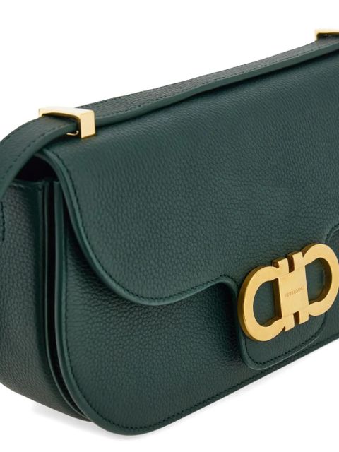 Ferragamo Double Gancini cross body bag - Green