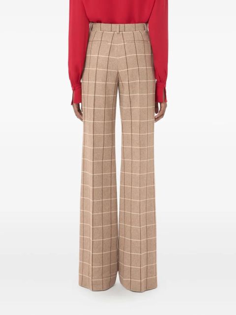 Valentino Garavani windowpane-check trousers - Neutrals