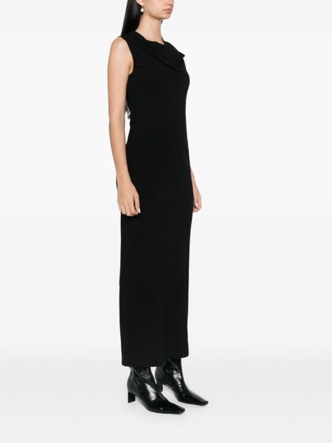 TOTEME cowl-neck maxi dress - Black